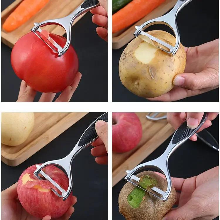 1PC Stainless Steel Vegetable Peeler Potato Peeler Multi-function Carrot Grater Fruit Tools Kitchen Accessories Cuisine Pelador
