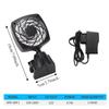 Single Head Aquarium Chiller Fan Adjustable Angle Aquarium External Fan  Fishbowl