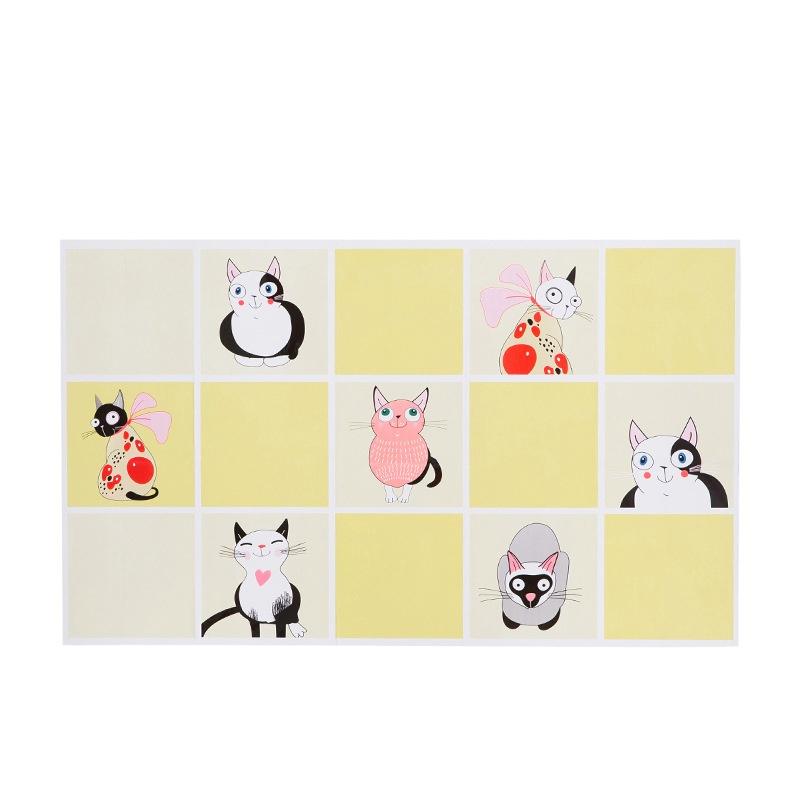 2PCS Kitchen Film Wall Stickers Waterproof and Oil Resistant High Temperature Ceramic Tile Stickers