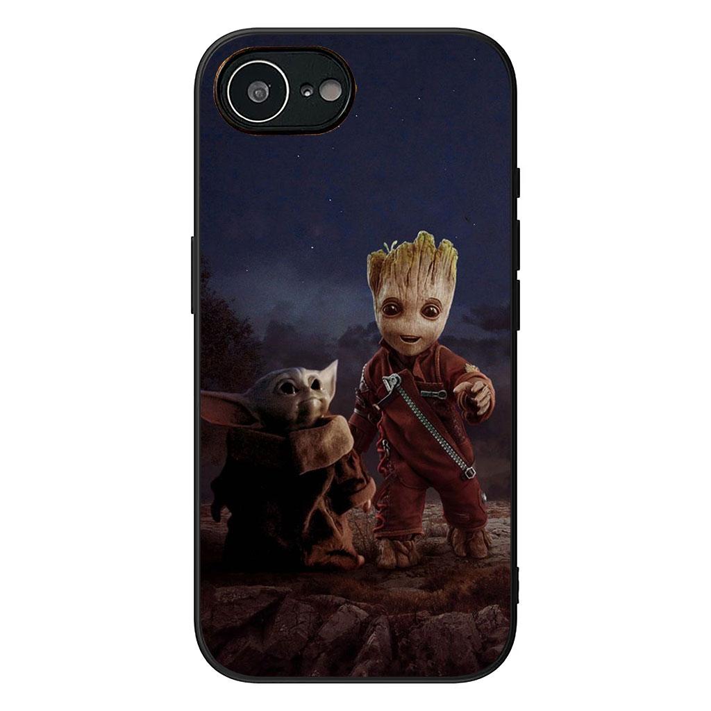 

Phone Cover Guardians of the Galaxy Marvel Groots for Apple iPhone 16 15 14 11 Pro Max 7 8 Plus SE2 SE3 SE 2022 2020 Soft Case iPhone 16 Pro Max