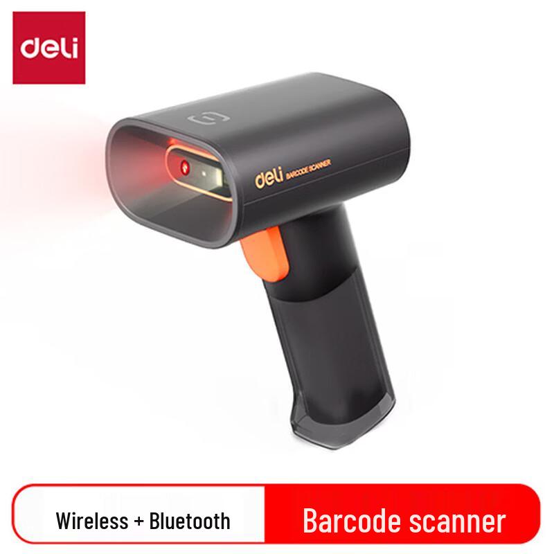 Deli 2D Wireless Bluetooth Barcode Scanner