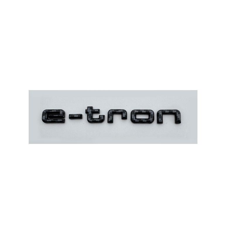 e-tron mark emblem car stickers for f2 new logo pure electric tail rear refit displacement sign decoration label accessories