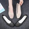 Women Hollow Breathable Cloth Shoes Ladies Soft-soled Non-slip Sandals Round Head Breathable Comfortable Footwears