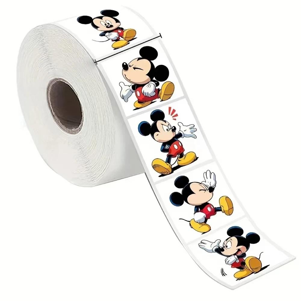 500 Stück Disney Mickey Maus Kawaii Niedlich Anime Aufkleber Cartoon Siegel Decal für Scrapbooking Laptop Handy