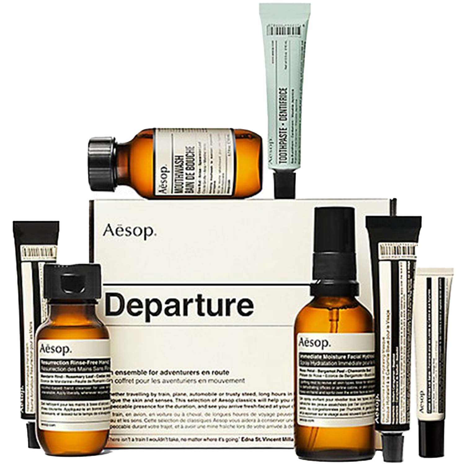 

Aesop Departure Kit Hand Care Gift Set Hand Cream Coffret Set Cosmetics Beauty Care Products Beauty Fashionable Gift Present [Aesop] Women s (1set)