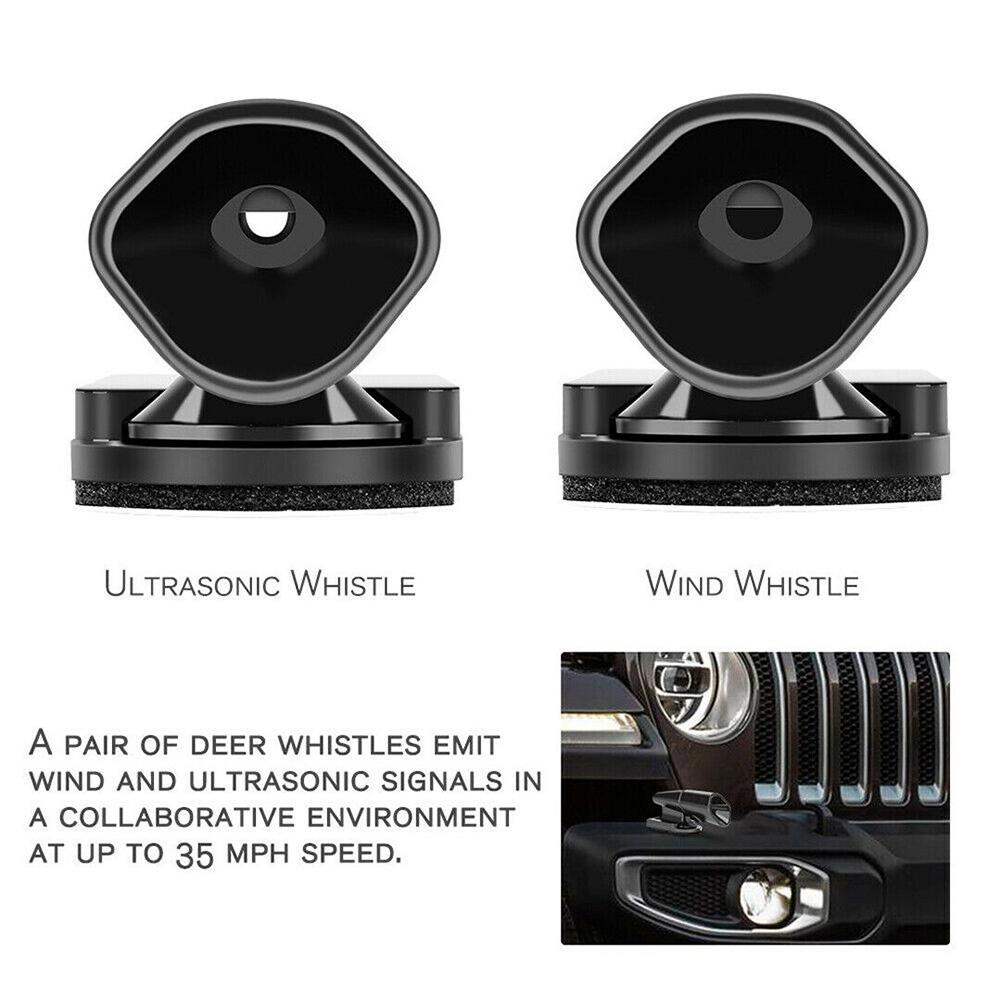 8pcs Ultrasonic Car Deer Whistle Animal Repeller Mini Car Safety Deer Whistle Weather-Resistant Animal Alerts Universal