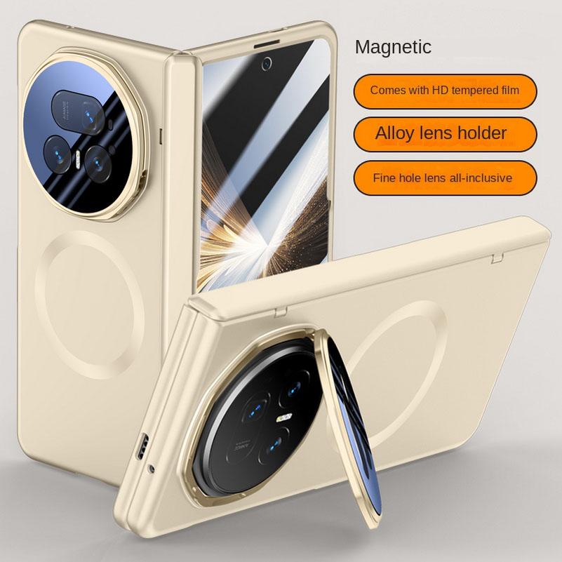 

Built-in Magsafe Magnetic With Tempered Glass Film Protect Case For Honor Magic V5 Hinge Protection Cover HONOR Magic V5