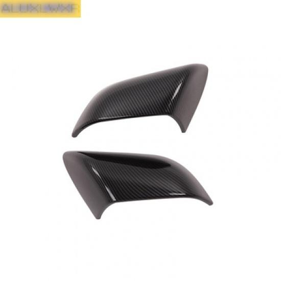 

Наружная дверь из углеродного волокна, зеркало заднего вида, украшение, защитная крышка, корпус автомобиля для модели tesla 3 ABS carbon fiber