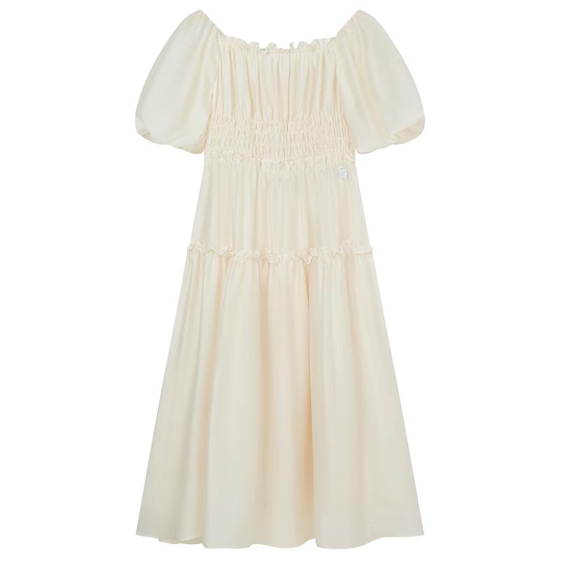 Teenie Weenie Women s Asymmetrical Pleated A-line Mini Dress S