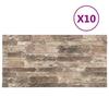 VidaXL 3D Wall Panels with Multicolor Brick Design 10 Pcs EPS
