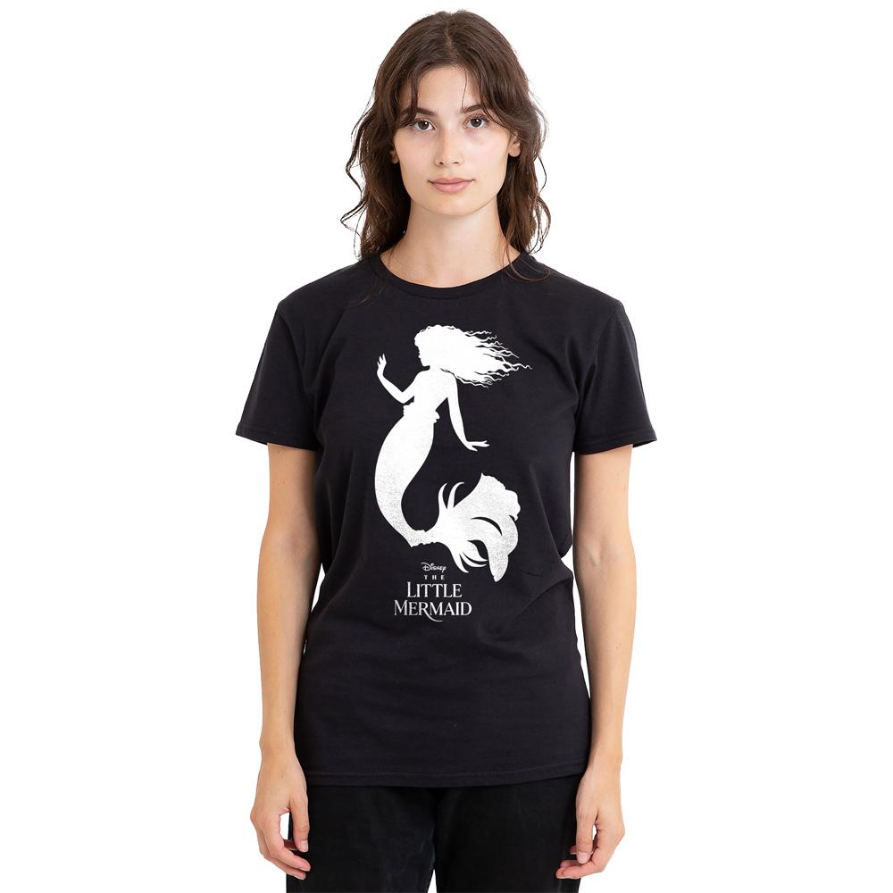 The Little Mermaid Unisex Adult Ariel Silhouette T-Shirt