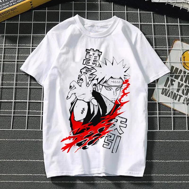 Cotton Top Japanese Anime Naruto T-shirt Graphic Boys' T-shirt, Short-sleeved Top, Sasuke Children's Clothes, Comic Merchandise