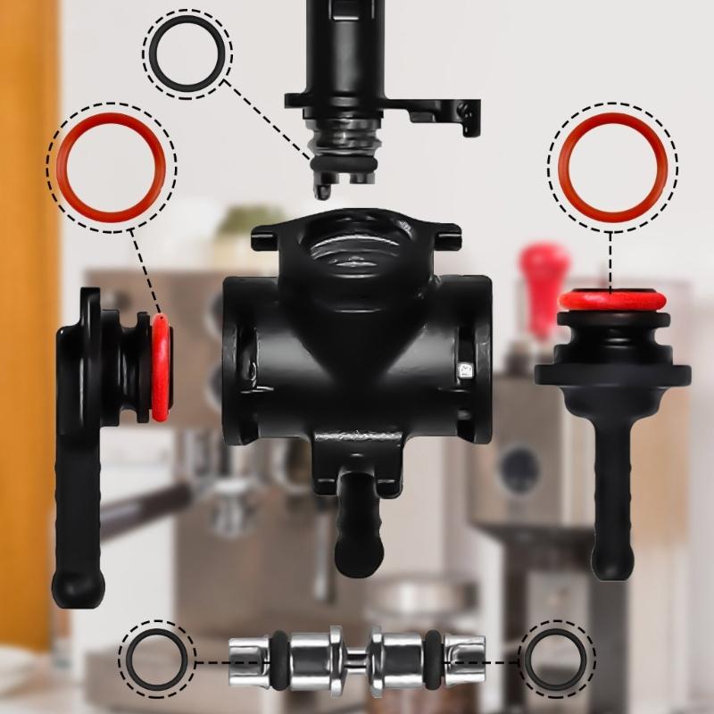B46E Silicone Lip Seal Coffee Makers Spare Part Coffee Machine Sealing Gasket Silicone Texture Suitable for Various Models