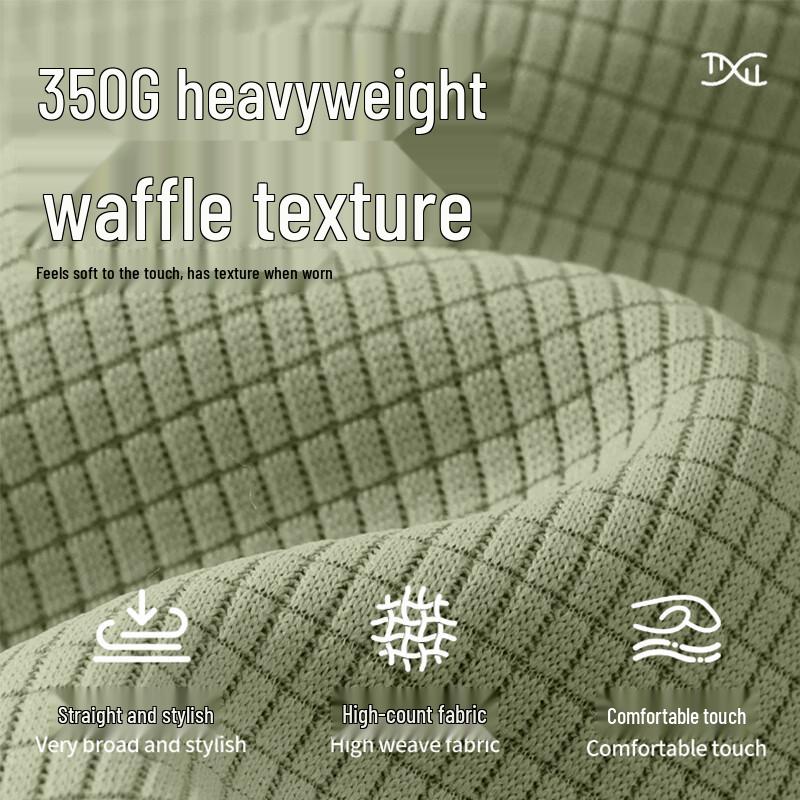Mark Fairwhale Men's Fleece-Lined Waffle Knit Long Sleeve T-Shirt