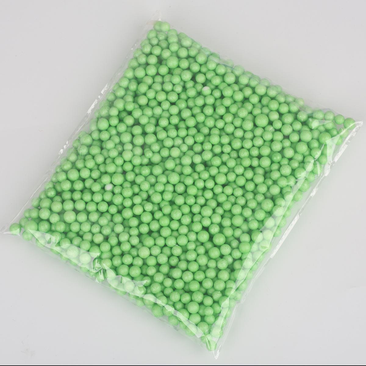 

Красочные шарики из пенопласта для самостоятельного изготовления лизунов и поделок 5-10mm, about 900 pcs/pack зелёный