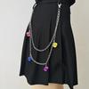 Transparent Acrylic Dice Dice Pendant Pendant Waist Chain Versatile Trouser Chain