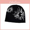 Beanie Fashion Knit With Print Design For Daily Outdoor Cold Climate Use
