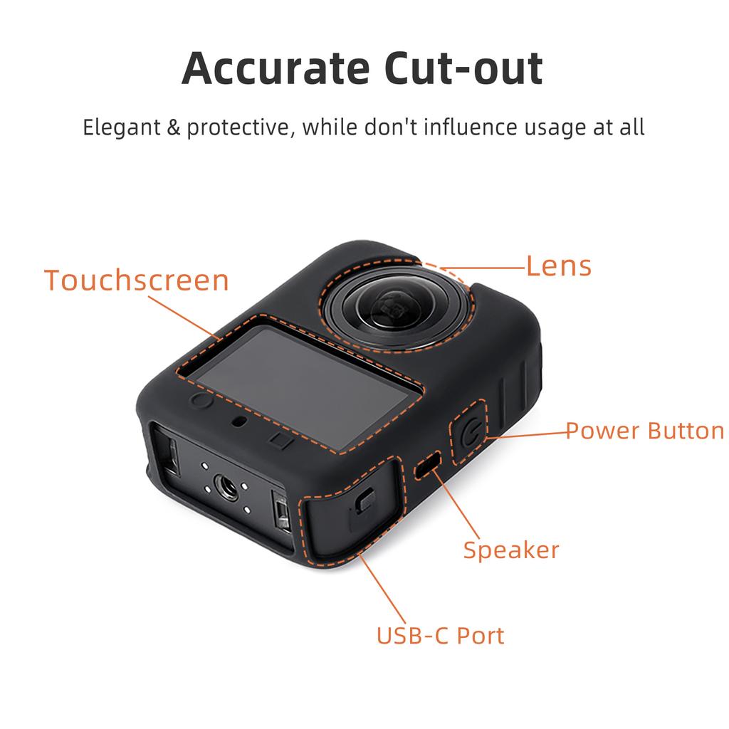 Soft Silicone Case for DJI OSMO 360  Anti-Scratch Body Protective Cover  Shell for OSMO 360 Camera Accessories Perfect Fit