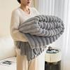 Simple Warm Faux Rabbit Fur Blanket Plush 200x150cm Nap Blanket Soft Multifunctional Bed Sheet Cover Blanket Couch