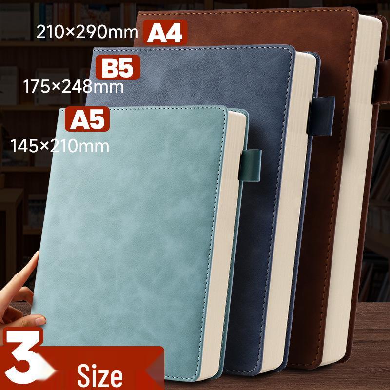 A4 Dickes Notizbuch - 2026 Geschäftstagebuch & Besprechungsprotokollbuch