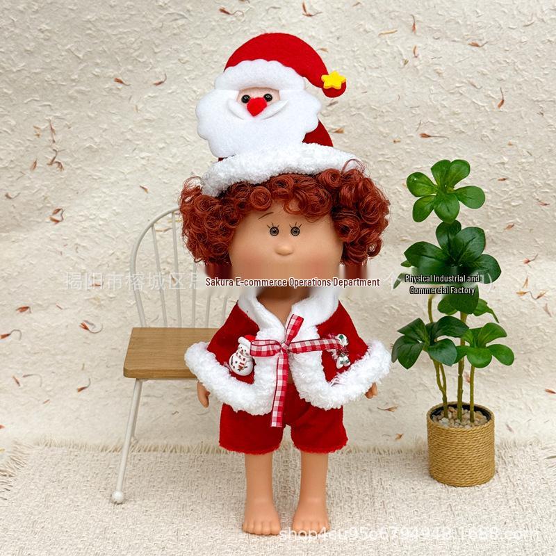 24cm Spanish Mia Potato Doll Dress-Up Set with Plush Outfit