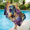 Soccer Fan Beach Towel Quick Dry Microfiber Bath Towel Oversized Sand Free for Swimming Pool Beach Vacation
