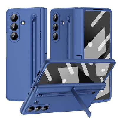 Měkké nárazuvzdorné pouzdro pro Samsung Z Fold 8 7 6 5 4 3 s tvrzeným sklem na displej, ochranou pantů a krytem na stylus