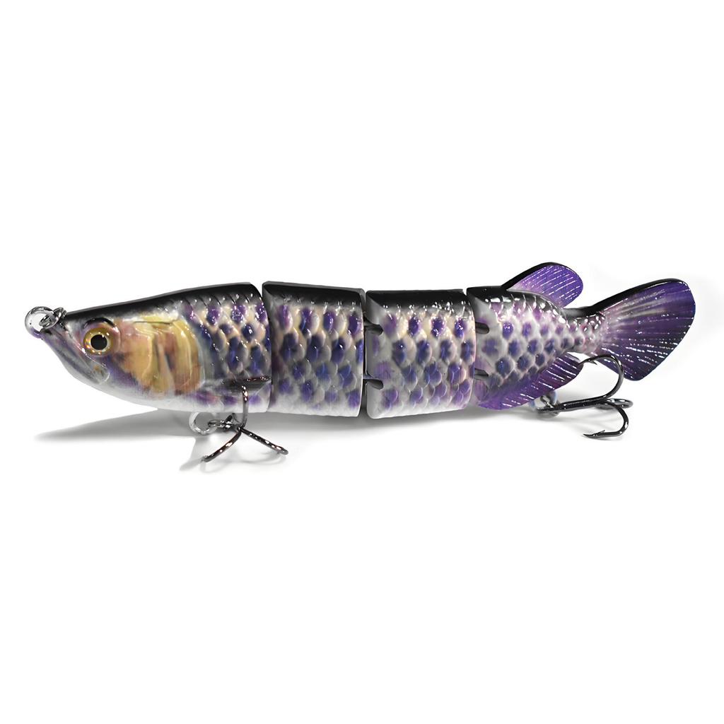 Golden Dragon Multi-jointed Sinking Fishing Lure, 4 Sections, 150mm/34.6g