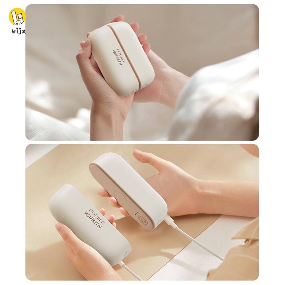 2 in 1 Rechargeable Hand Warmers  For Men Women Dual-Palm Portable Pocket Handwarmer