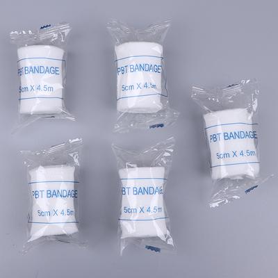 6Pcs/Lot Non-Woven Bandage First Aid Kit Supplies Pbt Medical Elastic Bandages