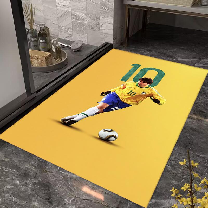 Number 10: Soccer Legend Action carpet Suitable for all seasons Doormat Christmas gifts Bathroom mat Room