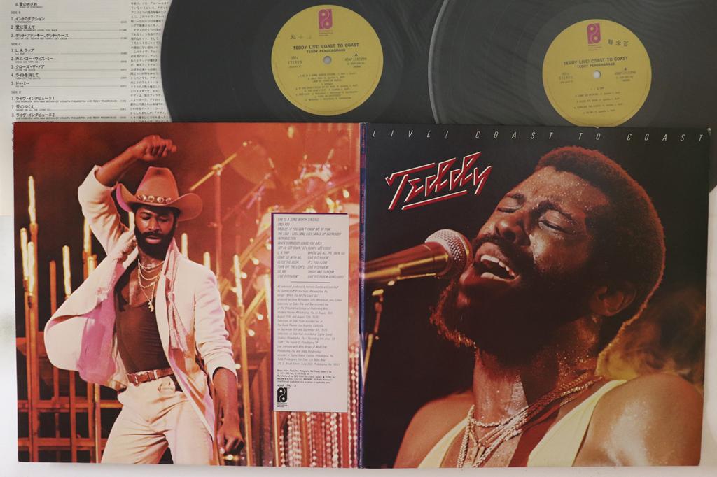 LP Record TEDDY PENDERGRASS  Live Coast To Coast 40AP17423PROMO PHILADELPHIA I Japan SoulFunk Used