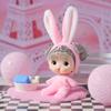 Tiny Doll Plastic Mini Doll with Small Clothes for Girls 4" Little Doll Reborns Baby Gift Bag Decors Accessory