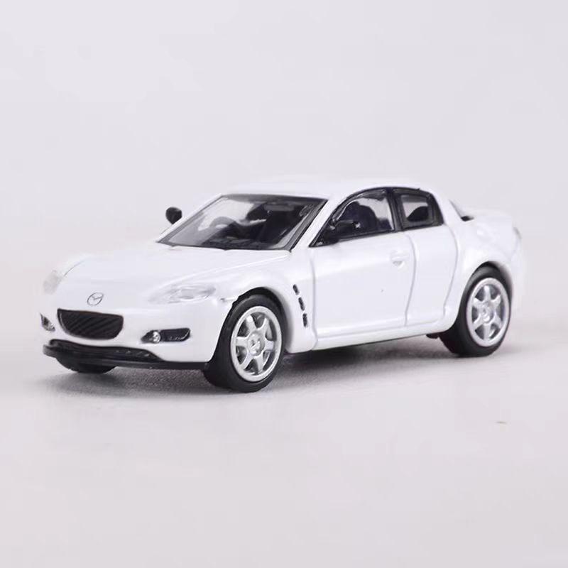 DCT 1:64 Mazda RX8 Supercar Alloy Car Diecasts & Toy Vehicles Car Model Miniature Scale Model Car Toy For Children белый