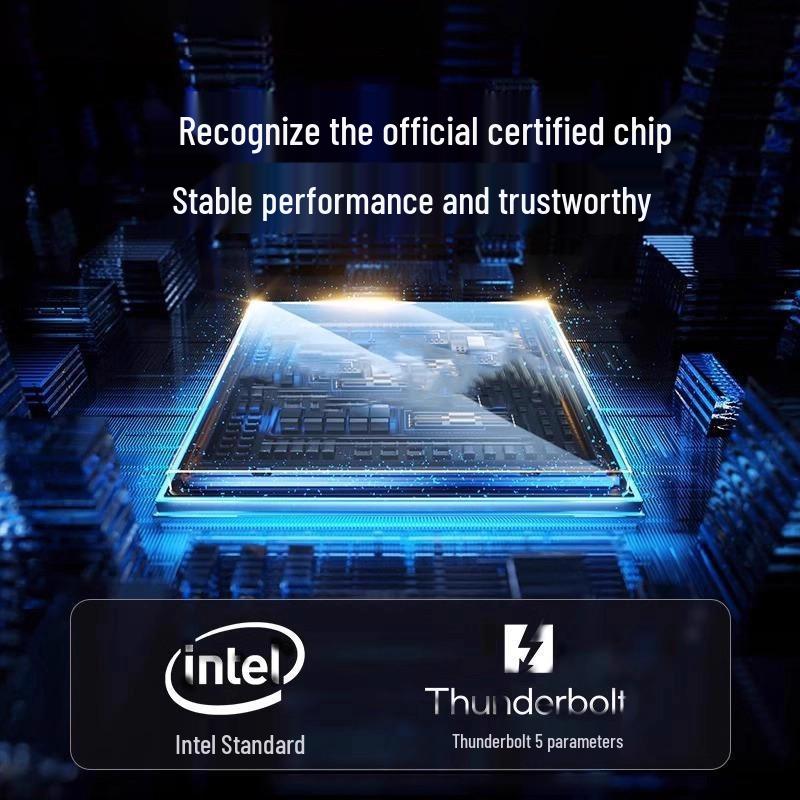 

Naibu Thunder 5 Coaxial Type-C USB4/3 PD 240W Fast Charge 120Gbps Video Cable Black 0.25m