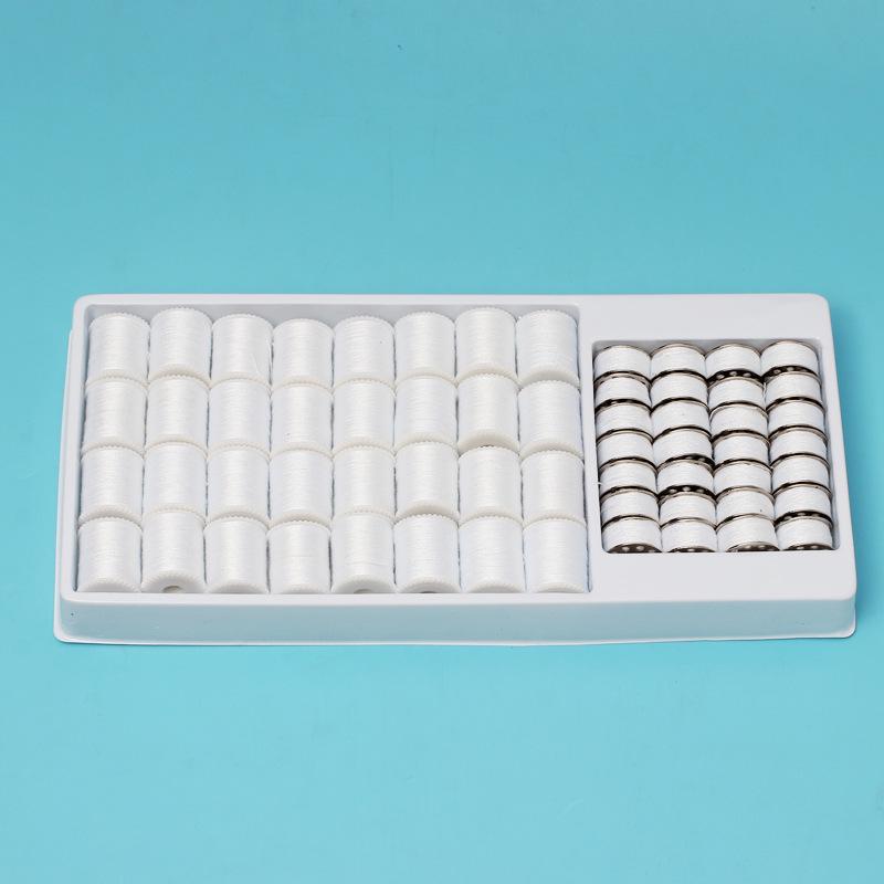 

Набор швейных ниток 60 цветов: 32 большие катушки и 28 металлических шпулек для бытовых машин