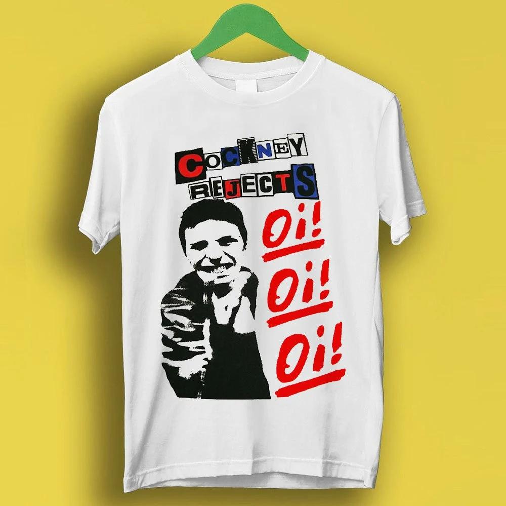 Cockney Rejects Oi Oi Oi Punk Rock Poster Music Cool Gift Tee Summer Unisexs and Womens Loose and Breathable Tshirt Top S