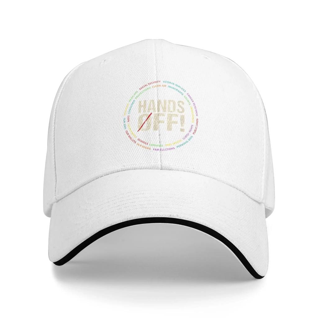 Summer Casual Baseball Cap Hands Off Protest Social Security And Medicare Protest Kpop Rock Hat Women Men Sun Visor Vintage Caps