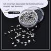 50Pcs Flatback Nail Rhinestones Mini Diamond Nail Charms 3D Crystal Gems Jewelry DIY Manicure Nail Decoration Part