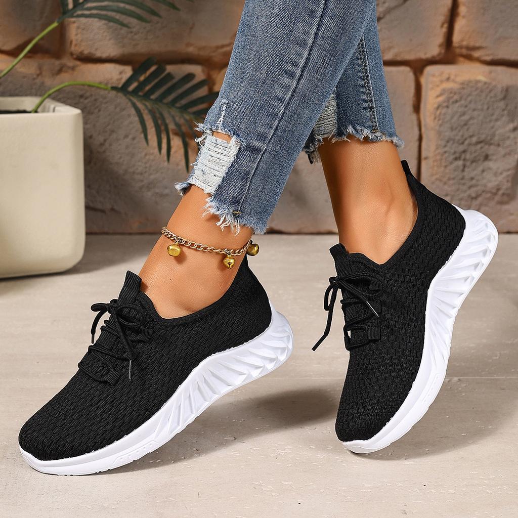 2025 Summer New Casual Shoes Women's Daily Versatile Running Sports Women's Shoes Soft Sole Comfortable Breathable Mesh Shoes