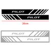 Car Styling 2Pcs Rearview Mirror Decal Stickers For Honda Mugen Accord Civic Vezel Jazz City HRV Auto Decoration Accessories RF6