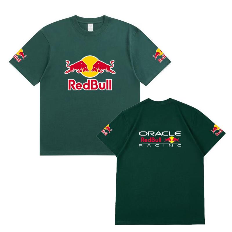 Oracle Red Bull Racing F1 T‑Shirt Unisex Short Sleeve Tee Formula 1 Racing Fans Casual Tops
