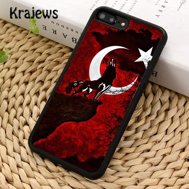 Krajews Flag of Turkey Istanbul Phone Case Cover For iPhone 17 Air 16 15 14 Plus 11 12 13 Pro Max Plus Coque Fundas