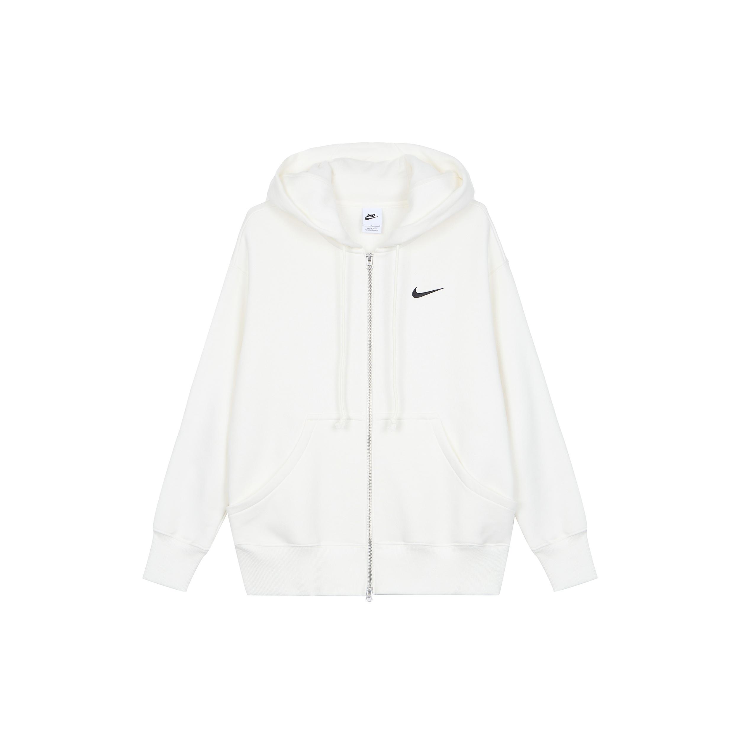 (WMNS) Nike Sportswear Tech Fleece Full-Zip Hoodie White Women s DQ5759-133 XL