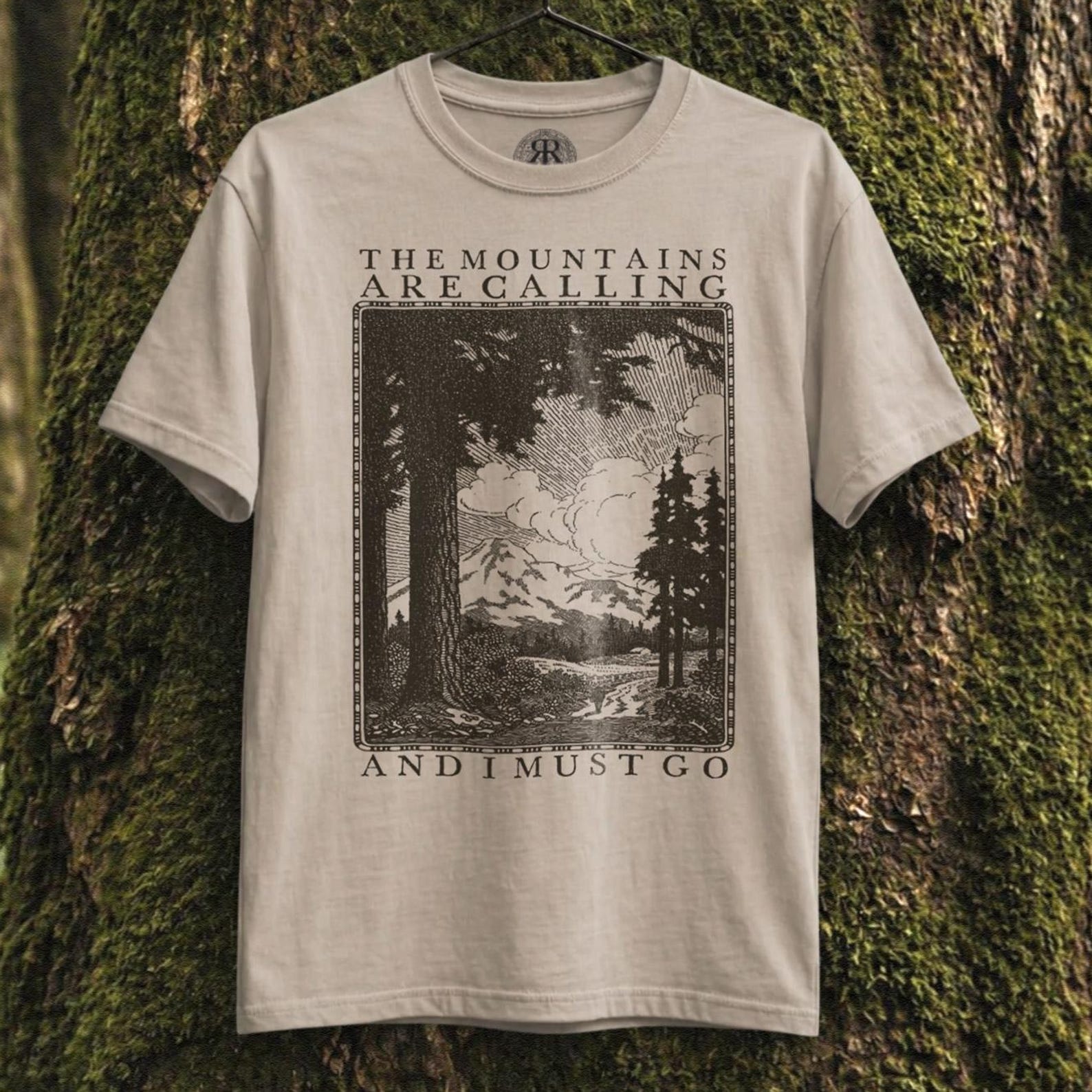 The Mountains Are Calling And I Must Go Shirt, John Muir, Hiking XL