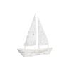 Decorative Figurine DKD Home Decor 36 X 4 X 47 Cm 36 X 6 X 38 Cm Aged Finish Natural Beige White Sailor Sailboat