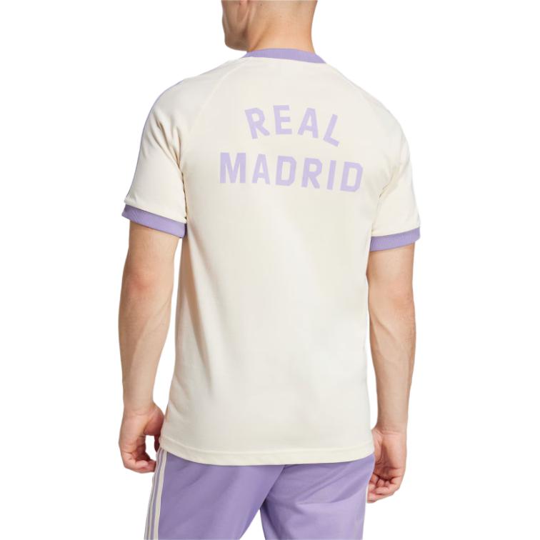 Adidas Originals Free Shipping With AdiClub Real Madrid Adicolor Classics 3 Stripes Tee IY0057-