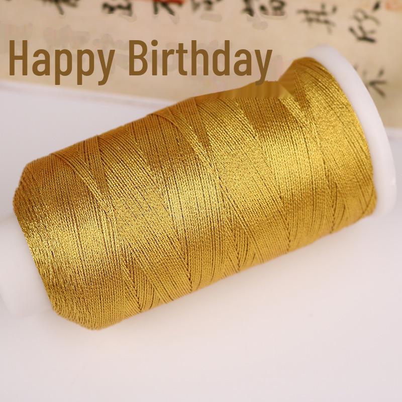 

Золотий та Срібний Плетений Шнур: Великий рулон дроту для рукоділля, зробленого вручну 3 strands 0.2mm