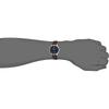 Casio MTP-VT01L-2B Men's Minimal Blue Dial Analog Watch Brown Leather Band Silver Quartz Movement