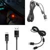 Charging Cable with Indicator Light Magnetic Rings 108inch Data Transfer Cord for Controller Charging Wire Power Cable
